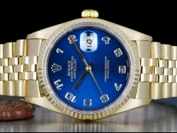 劳力士 (Rolex) Datejust 36 Gold Blu Jubilee Blue Jeans Jubilee Arabic Dial 16238